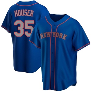 Men's Adrian Houser New York Mets Replica Royal Alternate Road Jersey