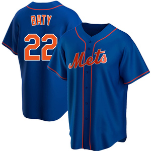 Men's Brett Baty New York Mets Replica Royal Alternate Jersey