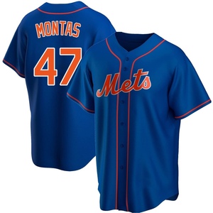 Men's Frankie Montas New York Mets Replica Royal Alternate Jersey