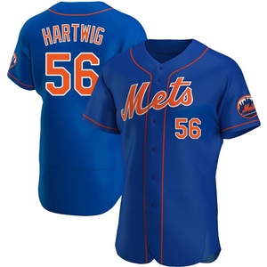 Men's Grant Hartwig New York Mets Authentic Royal Alternate Jersey