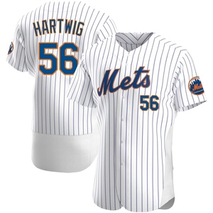 Men's Grant Hartwig New York Mets Authentic White Home Jersey