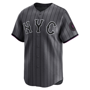 Men's Jared Young New York Mets Limited Graphite 2024 City Connect Jersey