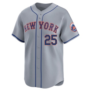 Men's Jared Young New York Mets Limited Gray Away Jersey