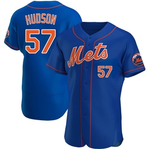 Men's Joe Hudson New York Mets Authentic Royal Alternate Jersey