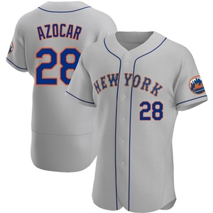 Men's Jose Azocar New York Mets Authentic Gray Road Jersey