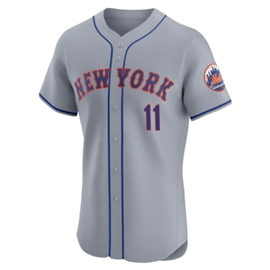 Men's Jose Iglesias New York Mets Elite Gray Road Jersey