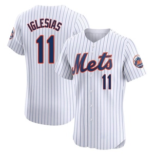 Men's Jose Iglesias New York Mets Elite White Home Jersey