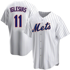 Men's Jose Iglesias New York Mets Replica White Home Jersey