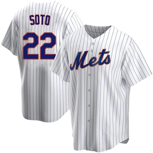 Men's Juan Soto New York Mets Replica White Home Jersey