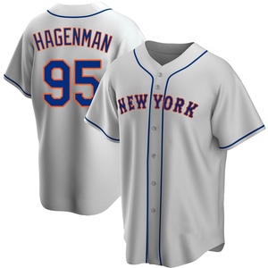 Men's Justin Hagenman New York Mets Replica Gray Road Jersey