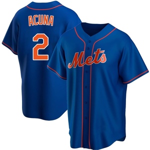 Men's Luisangel Acuna New York Mets Replica Royal Alternate Jersey