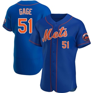 Men's Matt Gage New York Mets Authentic Royal Alternate Jersey