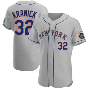 Men's Max Kranick New York Mets Authentic Gray Road Jersey