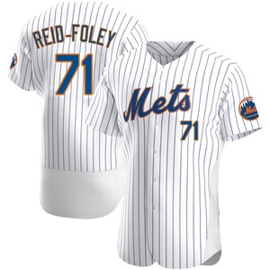 Men's Sean Reid-Foley New York Mets Authentic White Home Jersey