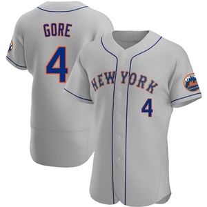 Men's Terrance Gore New York Mets Authentic Gray Road Jersey