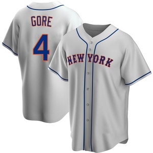 Men's Terrance Gore New York Mets Replica Gray Road Jersey