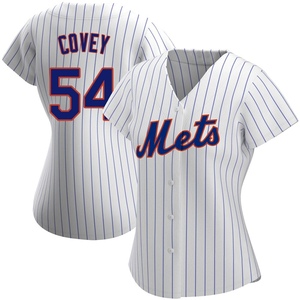 Women's Dylan Covey New York Mets Authentic White Home Jersey