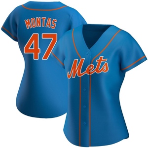 Women's Frankie Montas New York Mets Authentic Royal Alternate Jersey