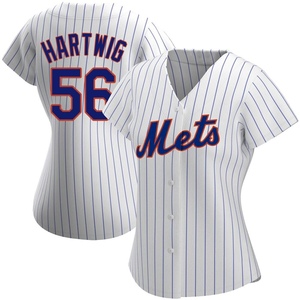 Women's Grant Hartwig New York Mets Authentic White Home Jersey