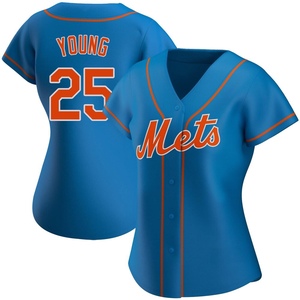 Women's Jared Young New York Mets Authentic Royal Alternate Jersey