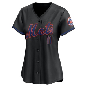 Women's Jose Iglesias New York Mets Limited Black Alternate Jersey