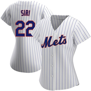 Women's Jose Siri New York Mets Authentic White Home Jersey