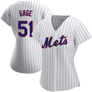 Women's Matt Gage New York Mets Replica White Home Jersey