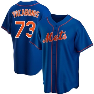 Youth Jimmy Yacabonis New York Mets Replica Royal Alternate Jersey