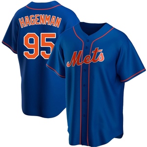 Youth Justin Hagenman New York Mets Replica Royal Alternate Jersey